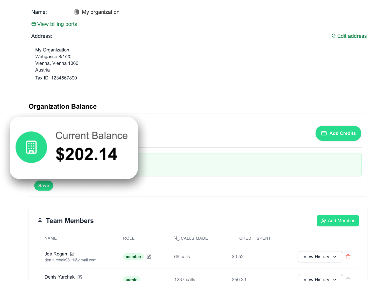 One wallet for all team